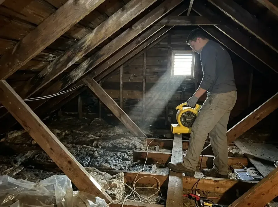 attic-water-damage-drying-proc-007 — frequently asked questions, Emergency Water Extraction & 24/7 Flood Response in Lake Be…